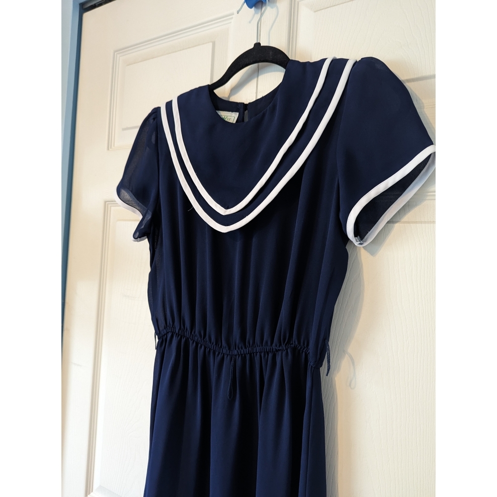 LAST CALL! Vintage Emerald Street California Nautical Dress - Picture 4 of 11